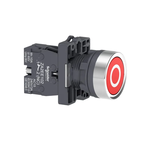 بوش بتن شنايدر XA2EA4322 Easy Push-button RED 1NC schneider