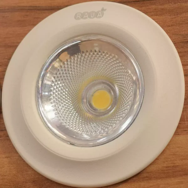 سبوت لايت COB محولة داخلية نهاري RAJA 9WATT 4000K ضمان سنة