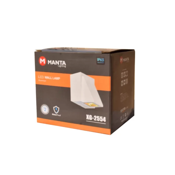 براكيت ديكور ابيض MANTA -IP- MT-2554 WH