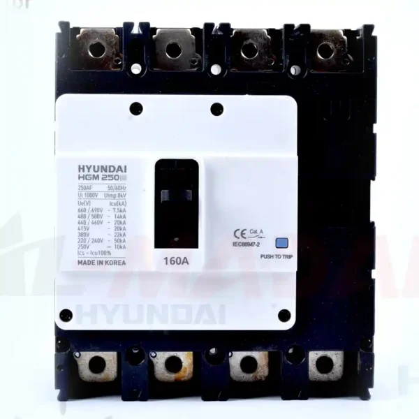 قاطع هوائي هونداي رباعي HGM250E 160A