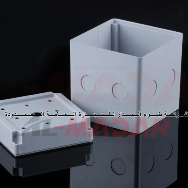 بوكس سلكتر رصاصي عمق اعلى مثقب 13*12 سم ميتالو