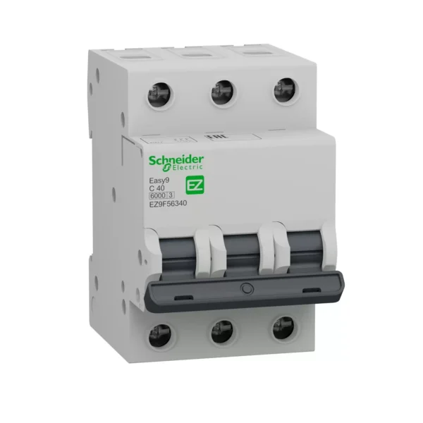 منجر ثلاثي شنايدر EZ9F56340 Easy9 MCB 3P 40A C 6000A 400V schneider