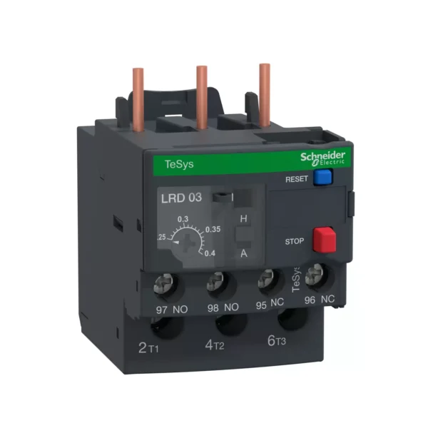 اوفر لود شنايدر LRD03 overload relays 0.25-0.4A for D09...D38 schneider