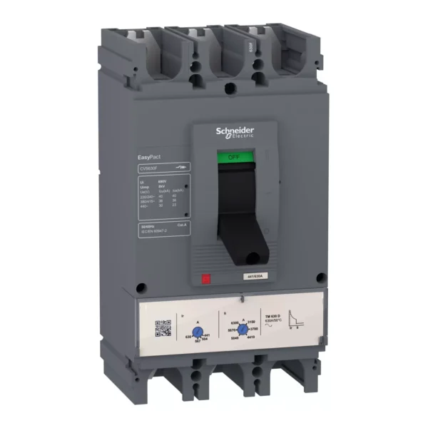 قاطع هوائي شنايدر LV516622 CVS160B TM125A 3P3D schneider