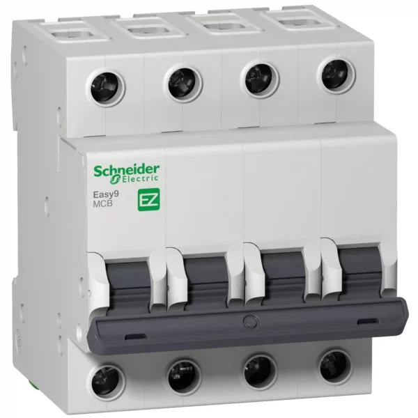 منجر رباعي شنايدر EZ9F56416 Easy9 MCB 4P 16A C 6000A 400V schneider