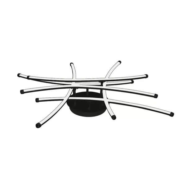 لطش مودرن اسود HOROZ 019 056 0050 50W 4000K BLACK