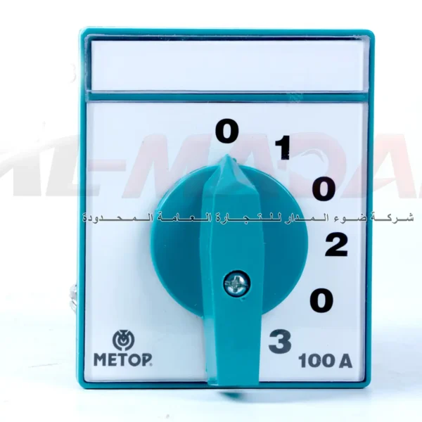 سلكتر فيزات رباعي METOP (MJ 791R) 100AMP 4POLE