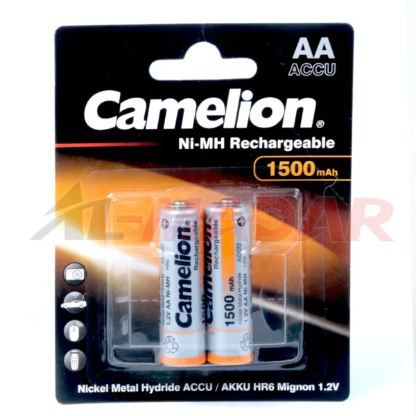 بطارية قلم كامليون شحن برتقالي AA 1500 mah