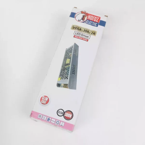 محولة 24 فولت HOROZ 24V-12.5A-300W 082 003 0300