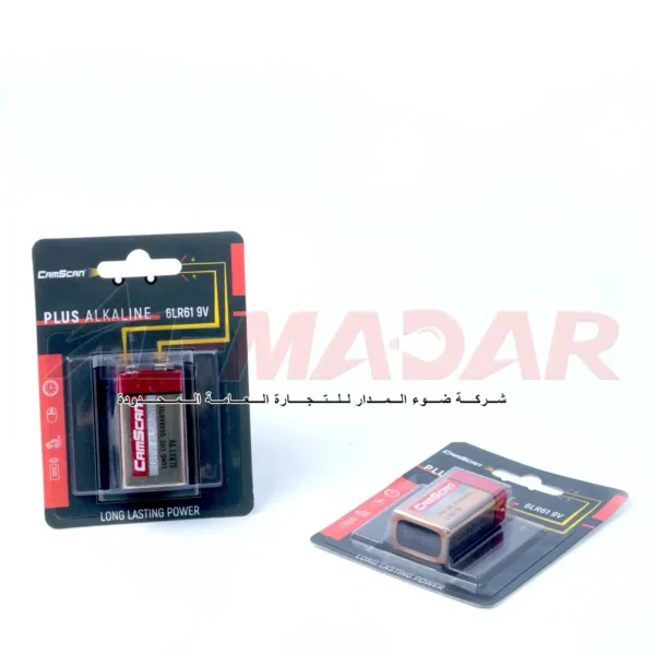 بطارية كامسكان احمر 9V - 6LR61 6LR61-BP1A