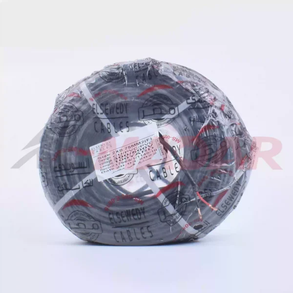 فلكس اسود السويدي BLACKE # ELSEWEDY CABLE. 2*0.75mm