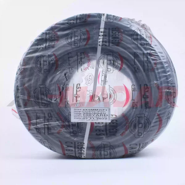 فلكس اسود السويدي BLACKE # ELSEWEDY CABLE. 4*6mm