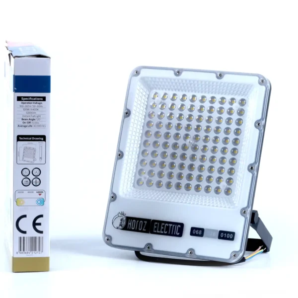 بروجكتر HOROZ 068 026 0100 100WATT 6500K BK FELIS-100 ضمان سنة