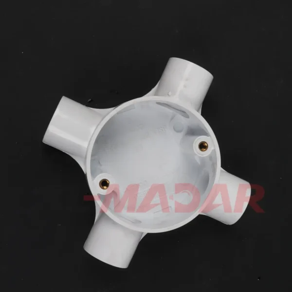 جكشن رباعي بلاستك اردني ثقيل 25 ملم BG LIGHTING JORDIN 1.8 MM