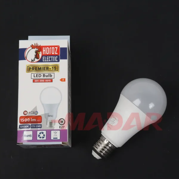 مصباح كروي نهاري طبي 15watt horoz 001 006 0015 4200k ضمان سنة