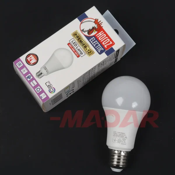 مصباح كروي نهاري طبي 12watt horoz 001 006 0012 4200k ضمان سنة