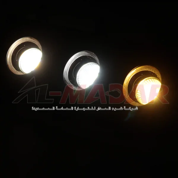 سبوت لايت مستطيل ثلاثي R760 R.G. CCT 3*9W BLACK +ROSE GOLDEN