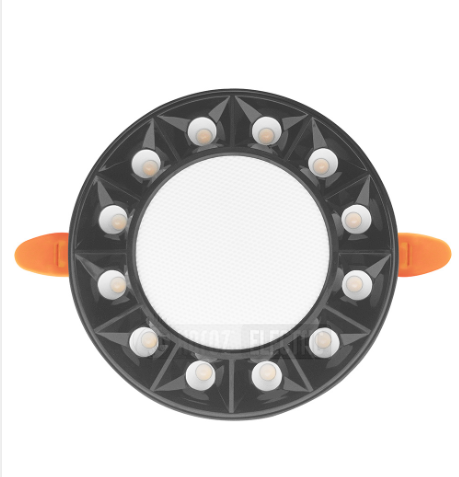سبوت حديث اسود HOROZ 016 074 0010 10W BK 2CCT HARLEY-10 ضمان سنة