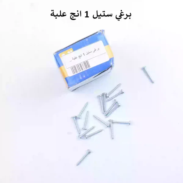 برغي كيس فضي اعلان مسح 1 انج B193
