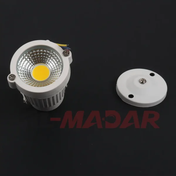 موجة متحرك شمسي MANTA COB 8801-5W-W.W اطار ابيض