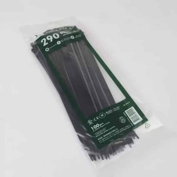 حزام ربط 37 سم تايوان 370MM-4.6MM اسود
