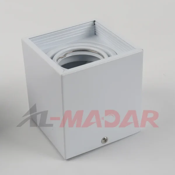 تركيب انارة HOROZ 015 026 0050 WHITE ROUND MR16 SURFACE LIGHT