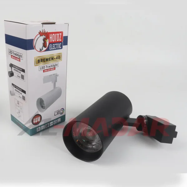 تراك لايت اسود HOROZ 018 031 1040 40W- 3CCT BLACK ضمان سنة