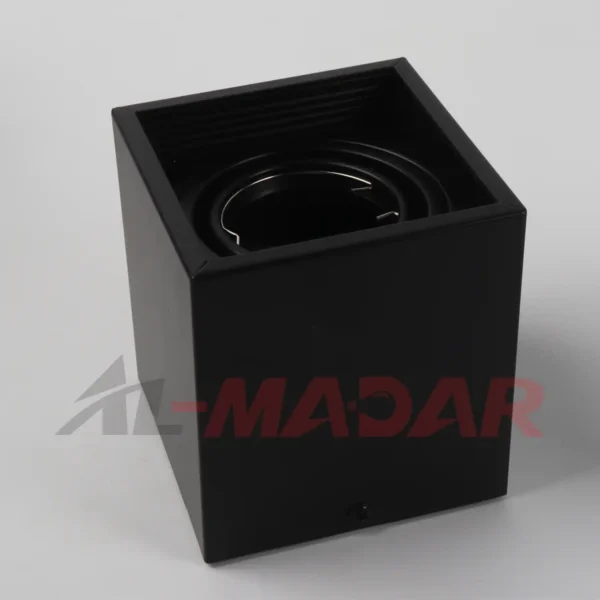 تركيب انارة HOROZ 015 026 0050 BLACK ROUND MR16 SURFACE LIGHT