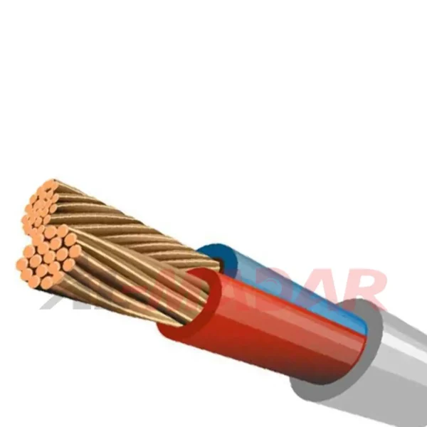 كيبل اردني الذهبية اسود 2×16 ملم ستندر gcci