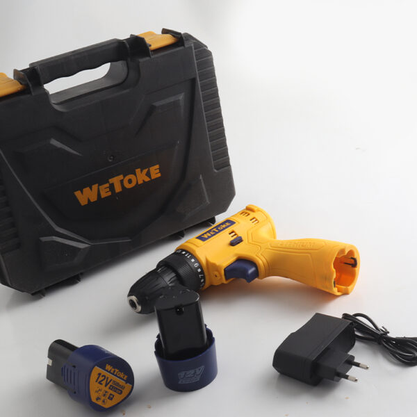 دريل شحن دبل بطارية 12 فولت WETOKE WP040001