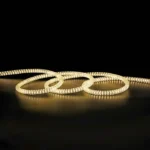 نشرة نيون مدور شفاف زعفراني اصفر غامق اللفة 50 متر HOROZ 081 025 0001  AMBER