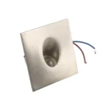 باية درج مربع فضي HOROZ 079 001 0003  3W 4200K LED