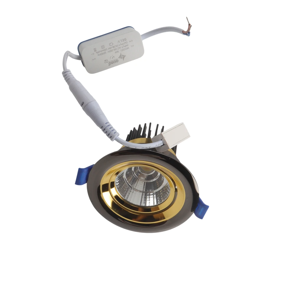 11---15 (1) سبوت لايت R.G. COB CCT 15CWG 15W WHITE +GUNGREY 15W - الصورة 1