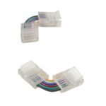 توصالة نشرة زاوية حرف L  مع واير RGB+CCT  6WIRE   52-36