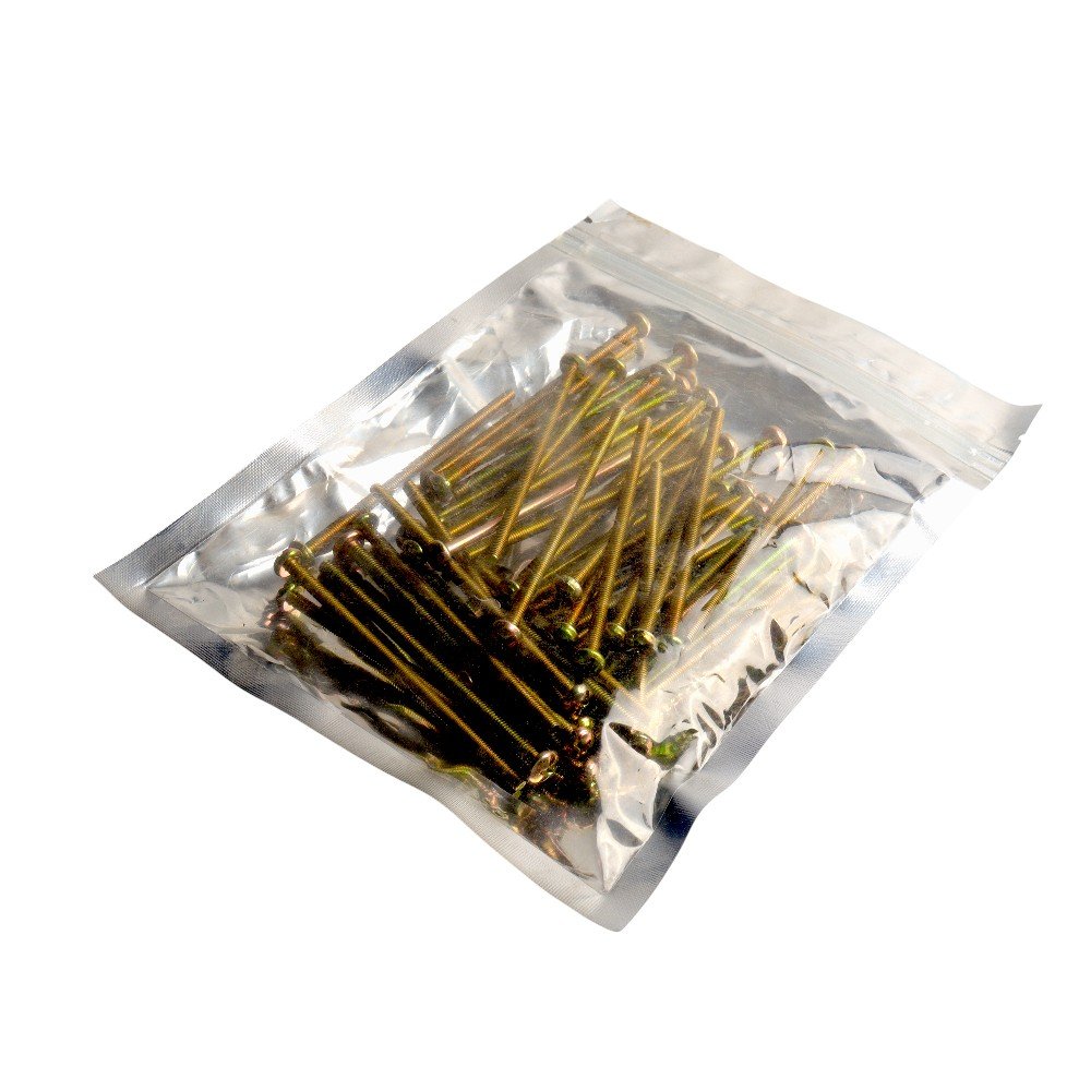 11--- 2 6 (8) برغي سن ناعم 1 انج ذهبي 3.5*25 B45 // كيس فضي - الصورة 1