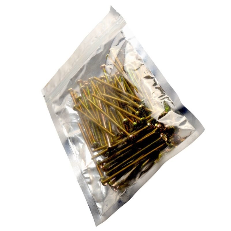 برغي سن ناعم 3 انج ذهبي  B57 // كيس فضي