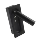 ⁦موجة مخفي اسود HOROZ 029 009 0003  3W BLACK 4200K ضمان سنة⁩ - الصورة ⁦2⁩