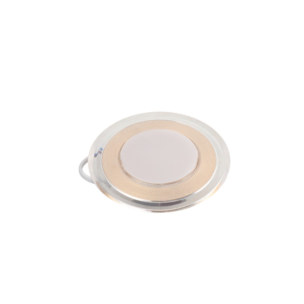 11---20 (40) سبوت اطار ذهبي مع شفاف شمسي 3000K RAJA 7WATT SD7G - الصورة 1