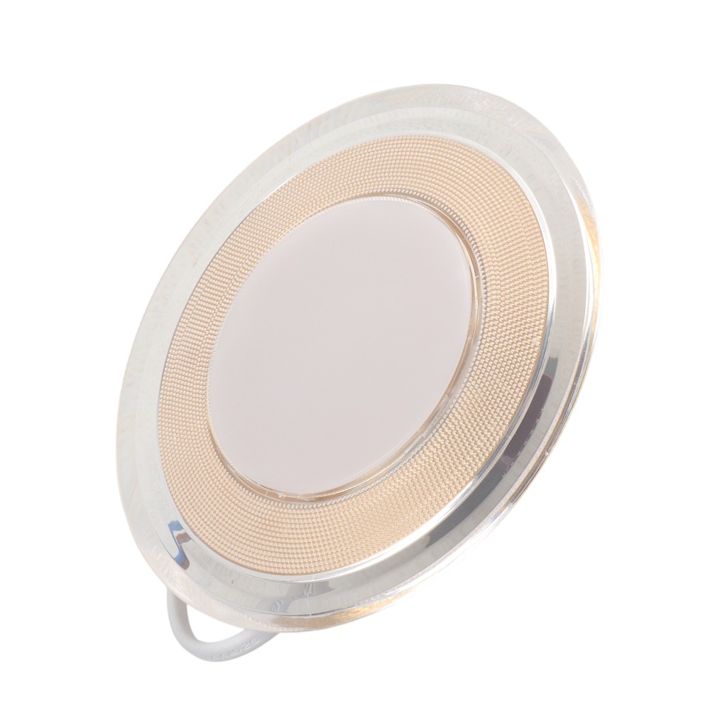 11---20 (42) سبوت اطار ذهبي مع شفاف شمسي 3000K RAJA 12WATT SD12G - الصورة 1