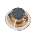 ⁦سبوت اطار ذهبي مع شفاف شمسي  3000K RAJA 15WATT SD15GY⁩ - الصورة ⁦2⁩