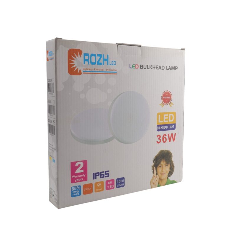 ظاهري لطش شمسي  ROZH VERON 36W 3000K IP65 ضمان سنة