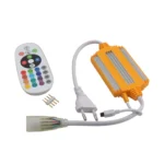 فيشة نشرة محولة مع ريمونت  نشرة ملونة 2 خط  A7  96LED   1500WATT