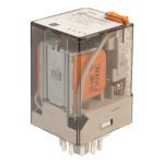 رلي 56A-51 BOTRIC   relpol  220 volt 11 pin مع القاعدة