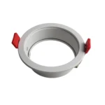 ⁦تركيب انارة جديد مفرد دائري متفرق ابيض HOROZ 015 042 0001  WH  FITTING CASE⁩ - الصورة ⁦2⁩