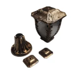 فانوس دنكة ذهبي بلاستك جديد رقم 6