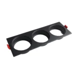 تركيب انارة ثلاثي جديد متفرق اسود HOROZ 015 043 0003  BL FITTING CASE