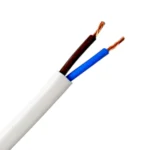 فلكس امتار   FLEX   2*0.75mm شعري ابيض مدة بكرات