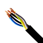 فلكس اسود السويدي  4*6 ملم مدة بكرات اسود اللون  BLACK