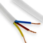 فلكس امتار شعري ابيض مدة بكرات flaxabe cable standard 3*6mm
