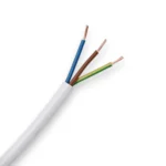فلكس امتار شعري ابيض مدة بكرات flaxabe cable standard 3*2.5mm
